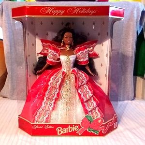 10th Anniversary Happy Holidays Special Ed Barbie 1997